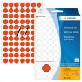 [2236] Herma Haftetiketten Ø 13 mm Leuchtrot, 1.848 Etiketten pro Packung
